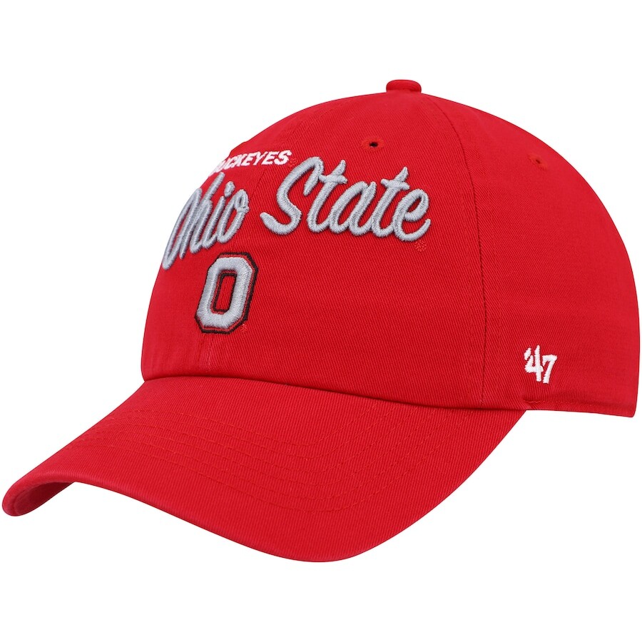 

Бейсболка 47 Ohio State Buckeyes, алый