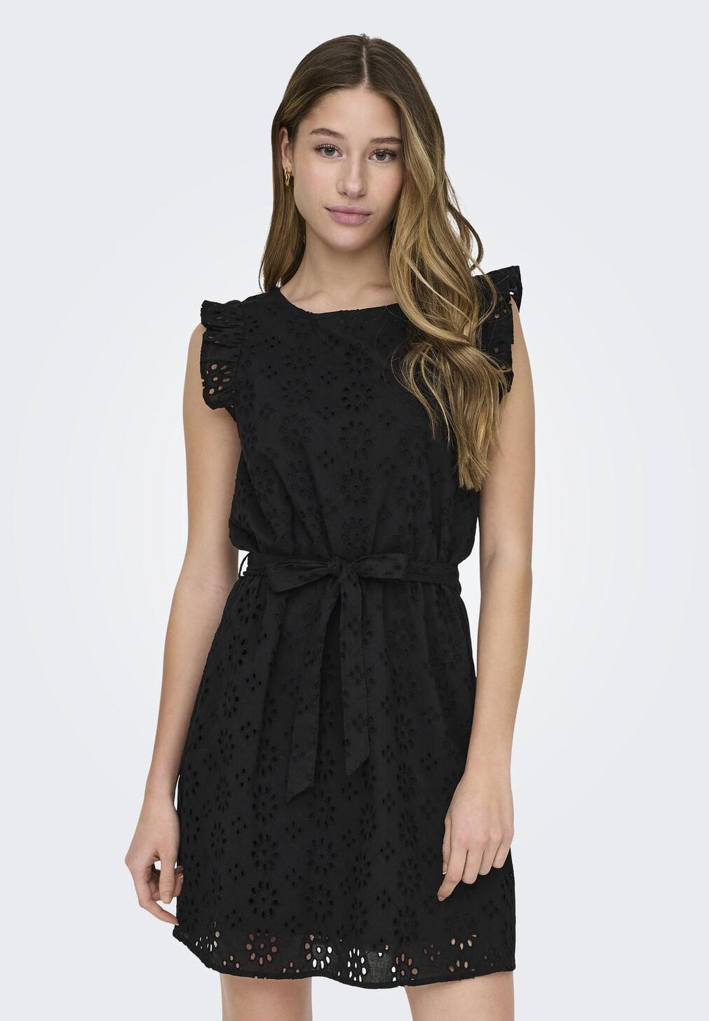 

Летнее платье JDYVOLA BELT EMBROIDERY DRESS JDY, черный