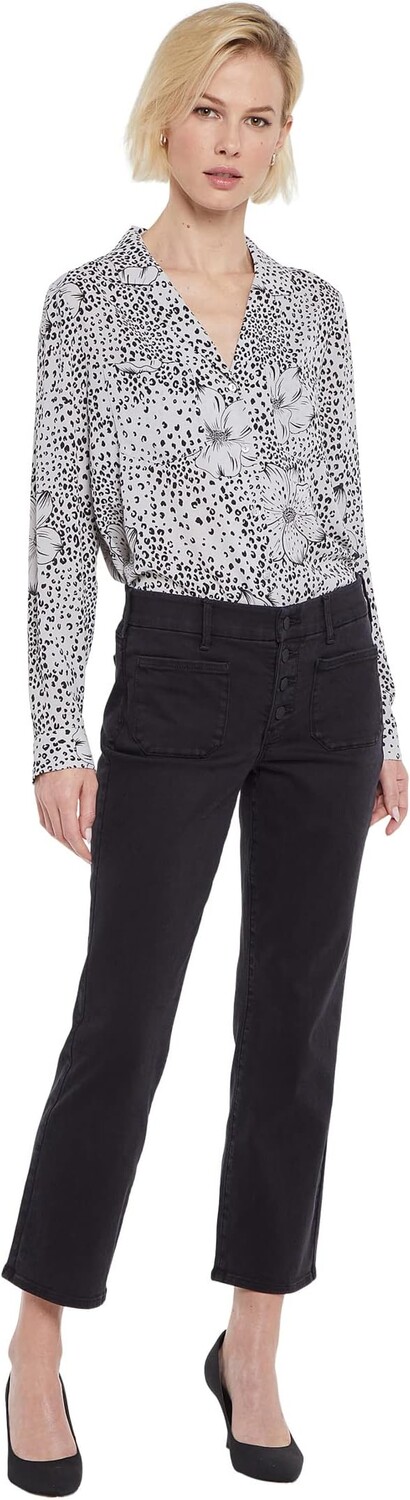 

Джинсы Petite Waistmatch Marilyn Straight Ankle Pants in Trinity NYDJ, цвет Trinity