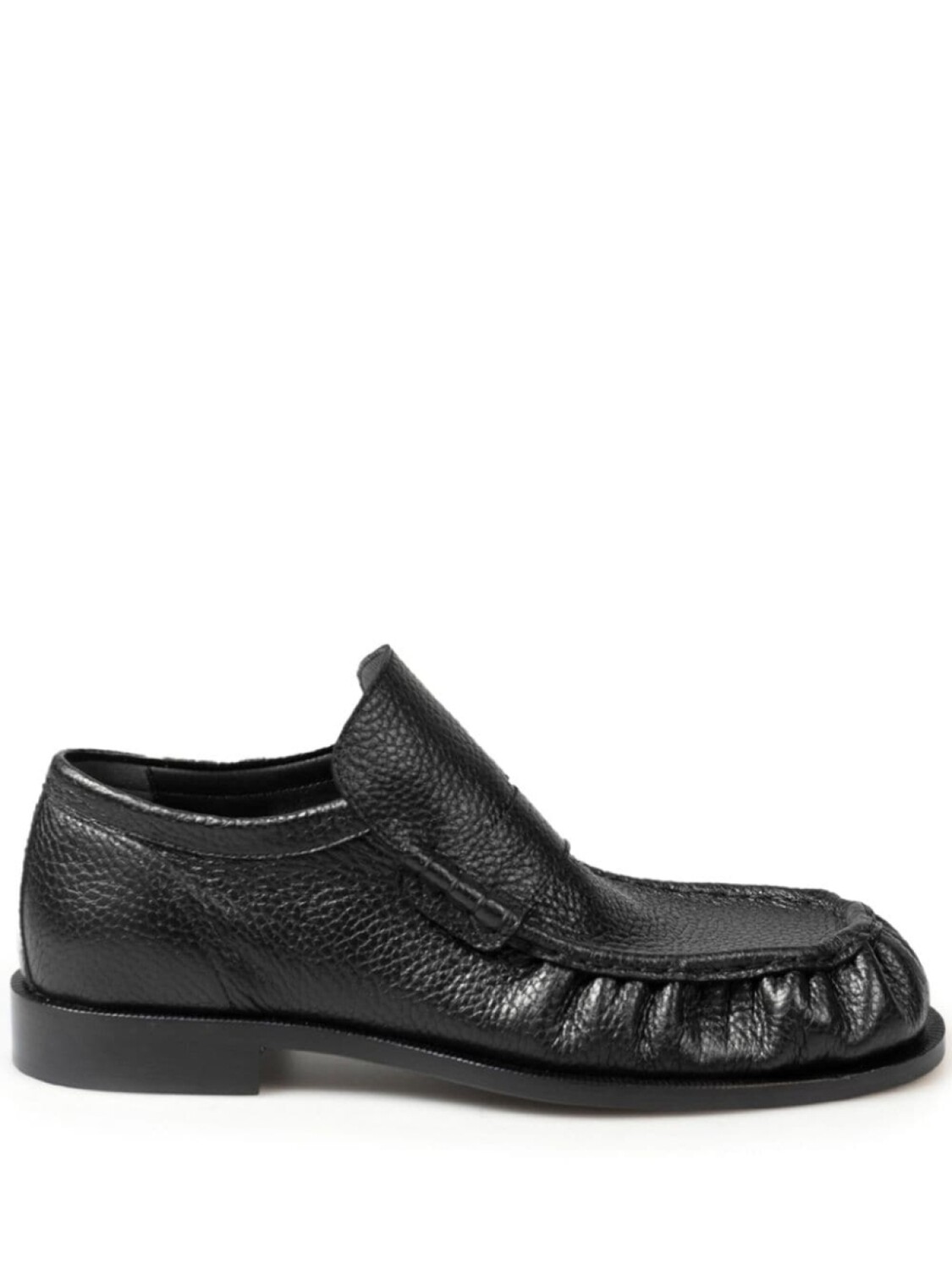 

DRIES VAN NOTEN лоферы из зернистой кожи, черный