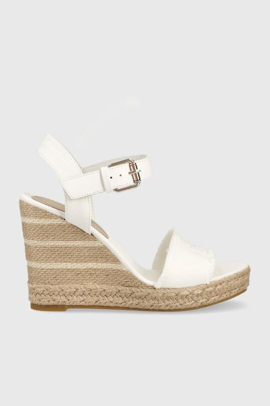 

Босоножки ECRU DENIM WEDGE SANDAL Tommy Hilfiger, белый