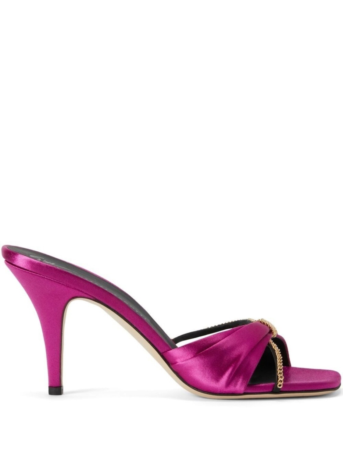 

Giuseppe Zanotti атласные босоножки Symonne, розовый