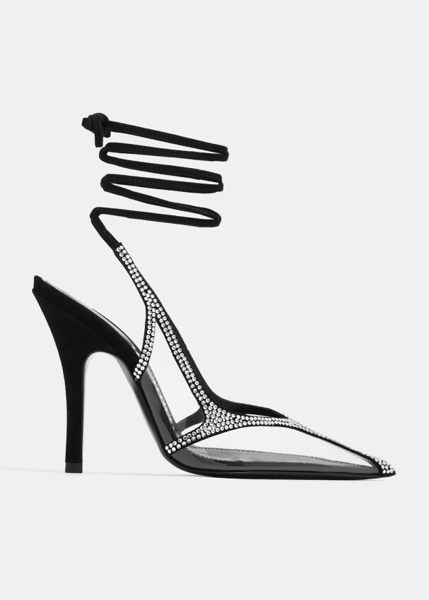 

Туфли The Attico Venus Chrome, черный