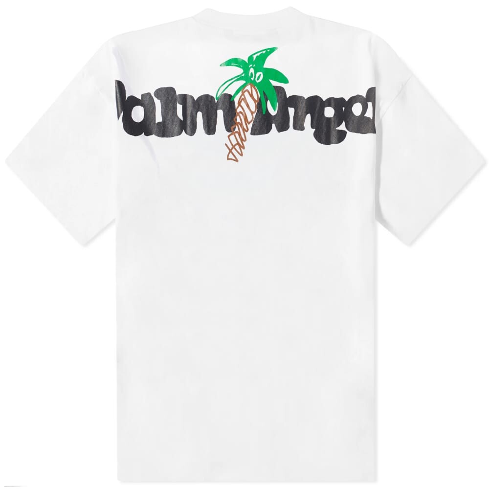 

Футболка с рисунком Palm Angels, белый