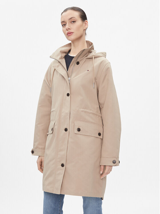 

Переходное пальто стандартного кроя Tommy Hilfiger, бежевый