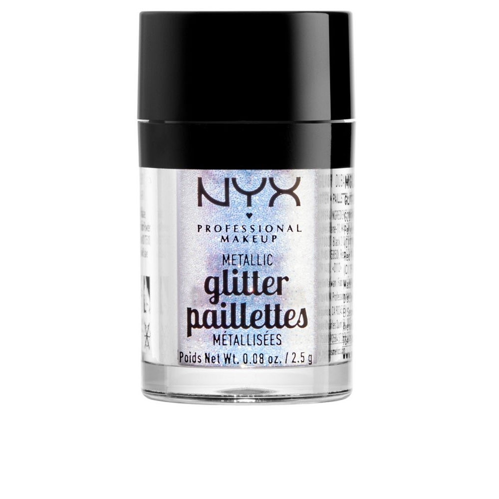 Тени для век Glitter pailletes metallic glitter eyeshadow Nyx professional make up, 2,50 г, lumi-lite фотографии