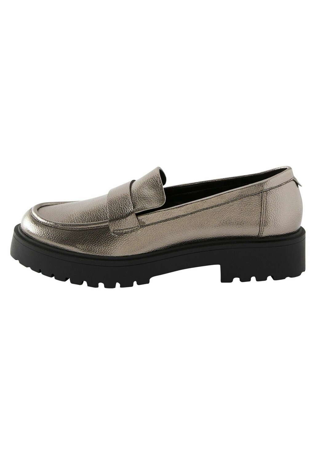 тапочки forever comfort footbed next цвет khaki green Тапочки FOREVER COMFORT CHUNKY LOAFERS Next, цвет pewter