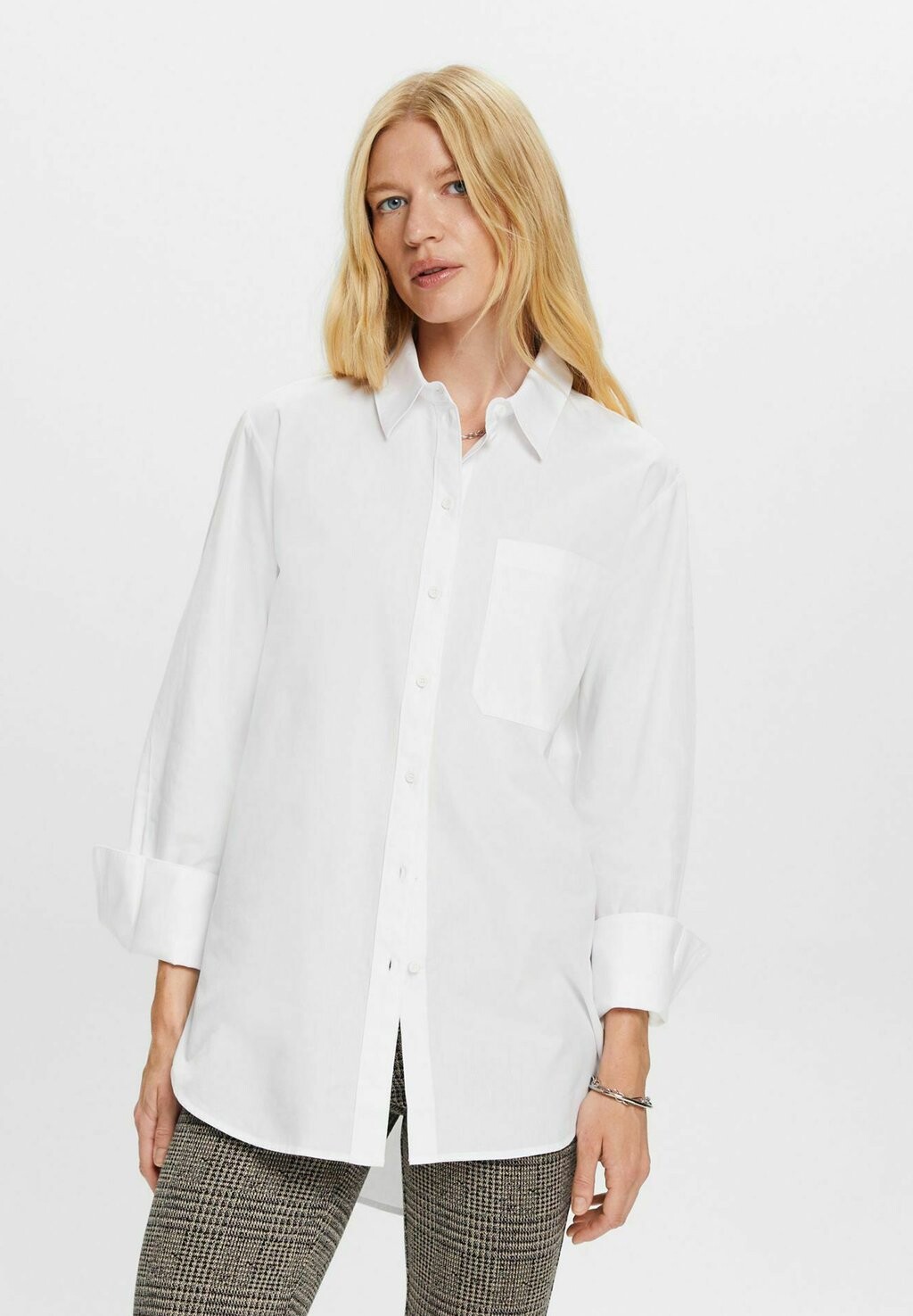 

Блузка на пуговицах Esprit, белый