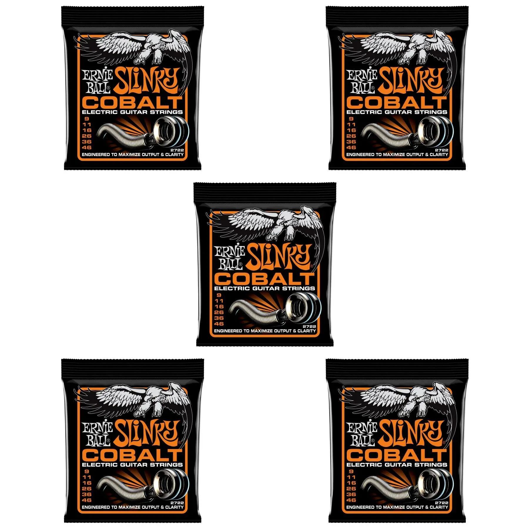 

Струны для электрогитары Ernie Ball 2722 Hybrid Slinky Cobalt — .009-.046 (5 шт.)