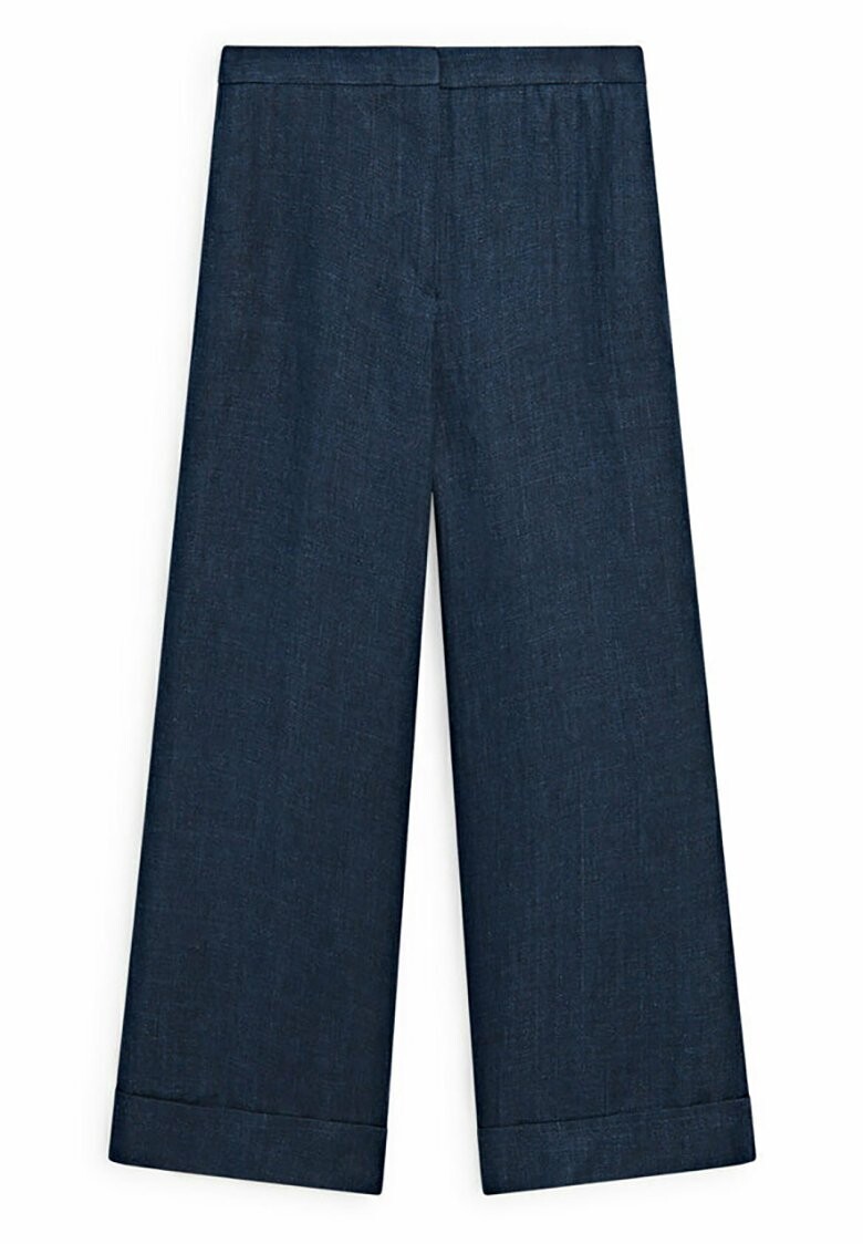 

Брюки DARTED Massimo Dutti, цвет mottled dark blue