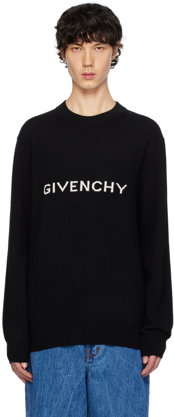 

Черный жаккардовый свитер Givenchy, цвет Black