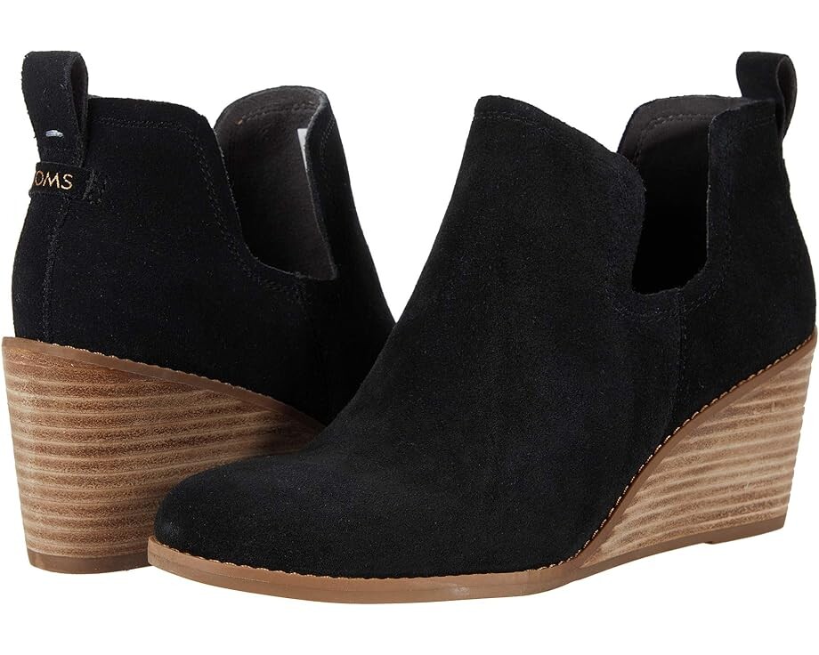 

Ботинки TOMS Kallie - Wide, цвет Black Suede