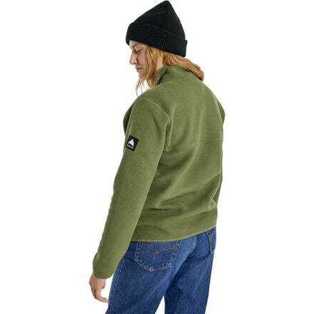 цена Флисовый пуловер Cinder женский Burton, цвет Forest Moss
