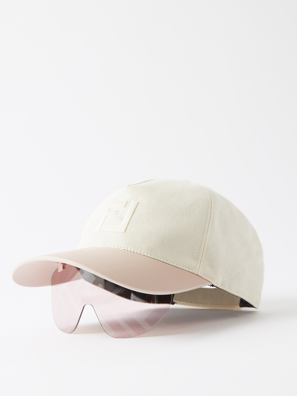 

Солнцезащитные очки eyecap в d-образной оправе Fendi, бежевый