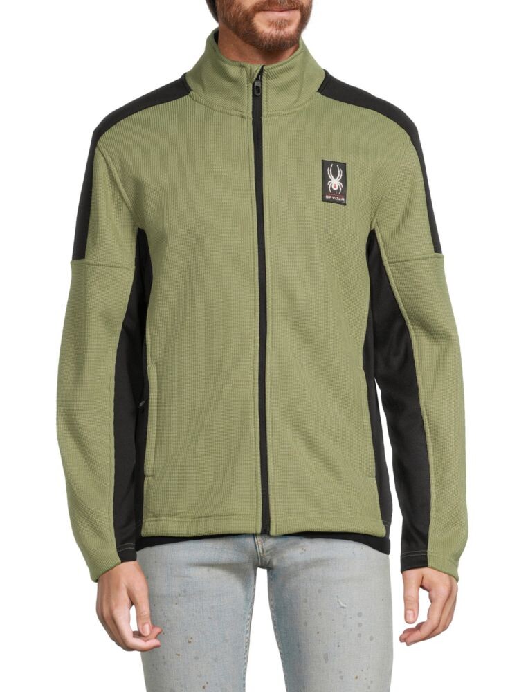 

Трикотажная куртка на молнии Mendoza Spyder, цвет Medium Green