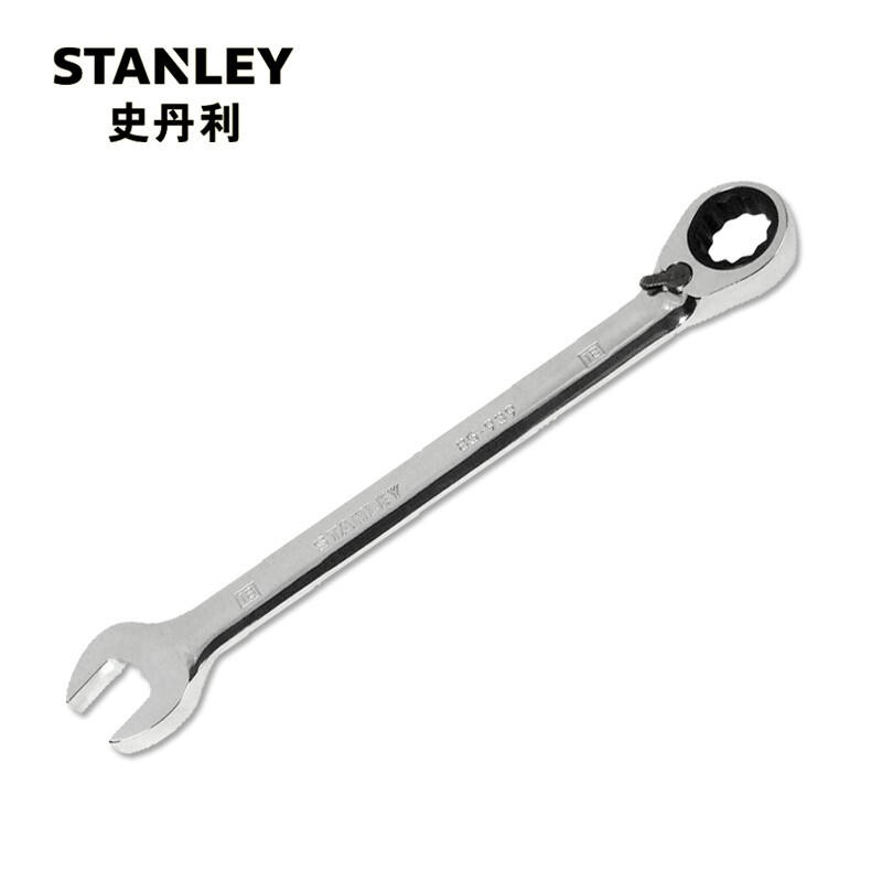 Stanley/STANLEY 89-474-1L-22 Быстродействующий ключ двойного назначения с метрической полированной двусторонней трещоткой 17 мм/[1 шт.]