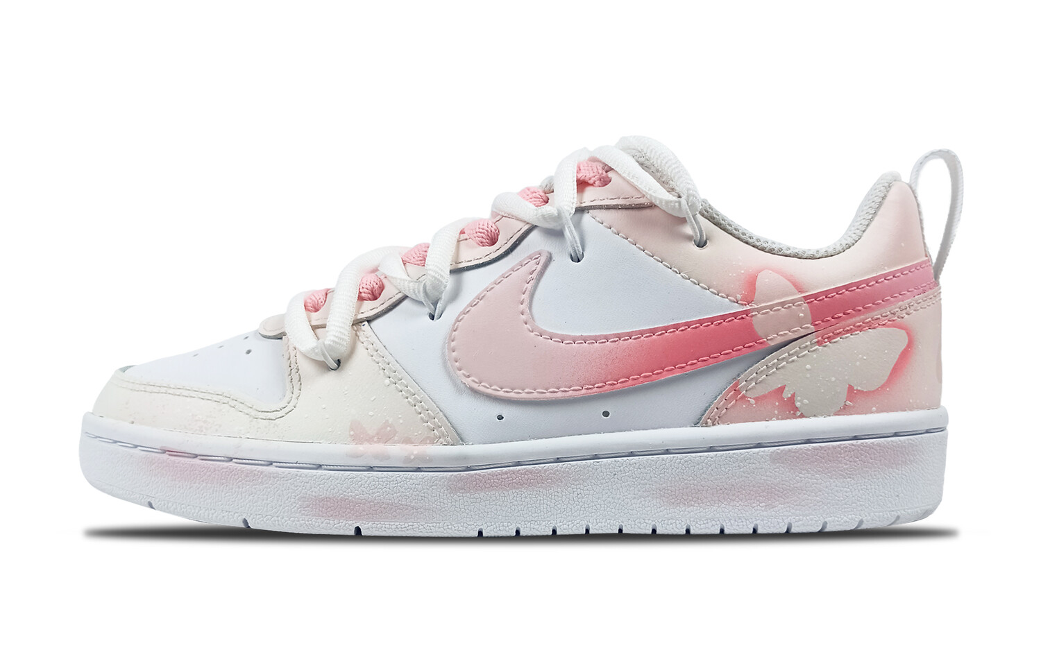 

Кроссовки Nike Court Borough Skateboarding Shoes Women's Low-top Light Pink, розовый