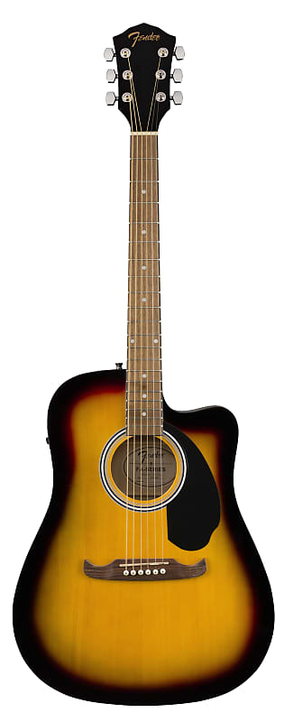 Акустическая гитара Fender 0971113532 FA-125CE Dreadnought, Walnut Fingerboard - Sunburst auxiliary handle 2pcs for bosch gws10 150c gws10 125ce gws14 125c gws1400 gws14 125ce gws14 150c gws14 4v psf22 psf22a pws550