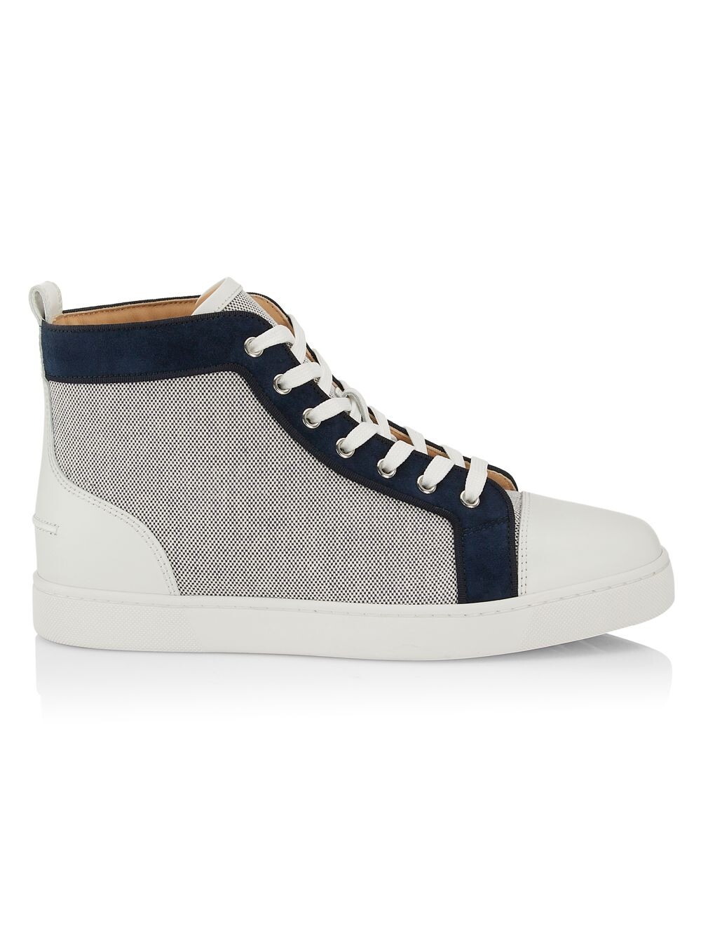 

Высокие кроссовки в клетку Louis Orlato Christian Louboutin, нави