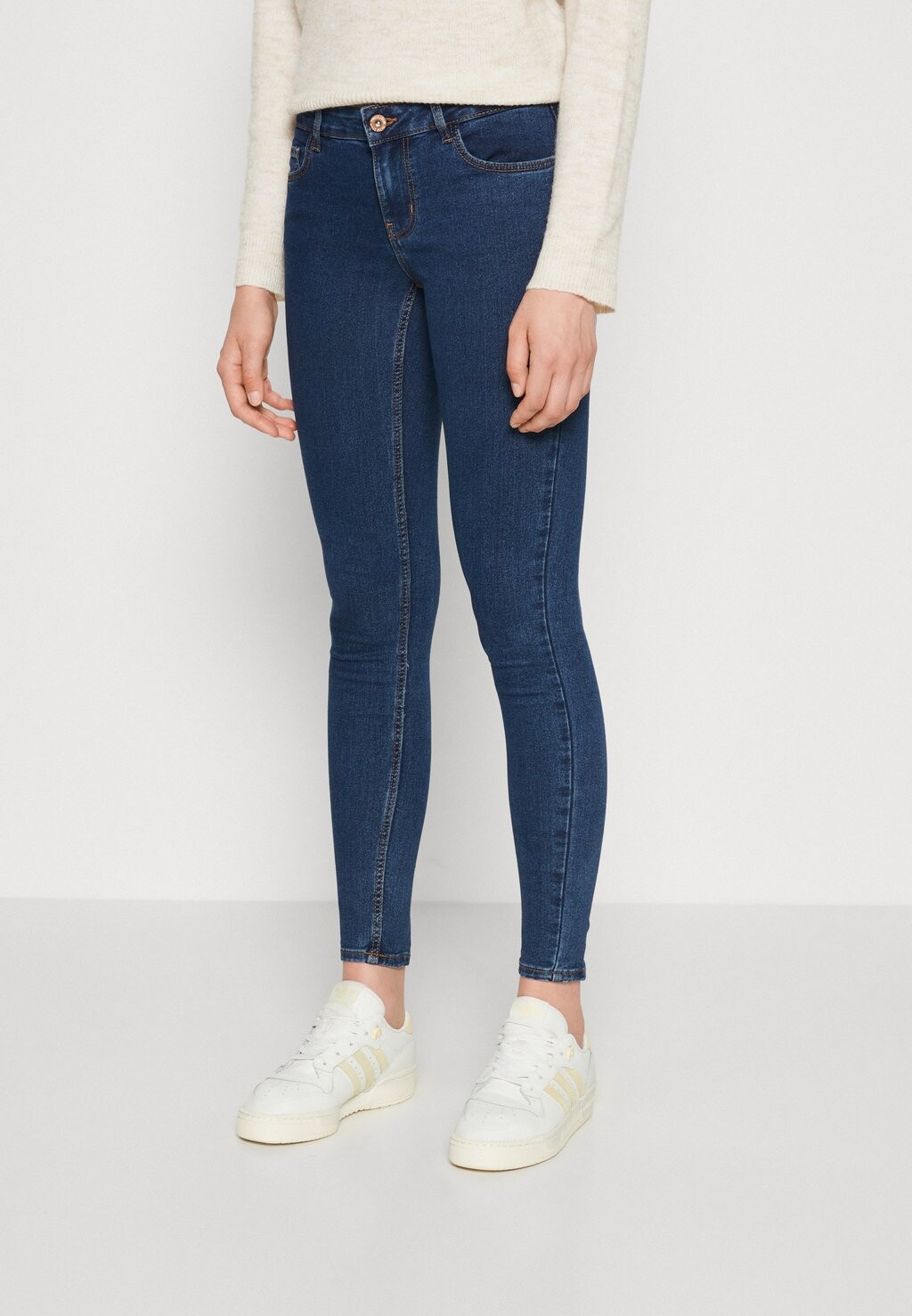 

Джинсы Skinny Fit Pieces, темно-синий