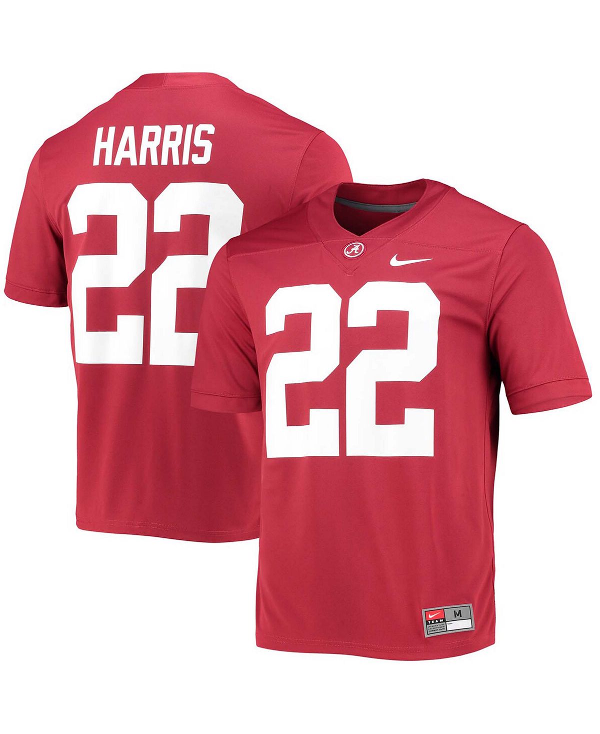 

Мужское джерси Big and Tall Najee Harris Crimson Alabama Crimson Tide 2021 Draft Class Game Jersey Nike