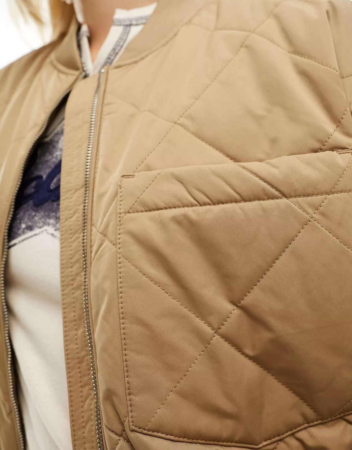 

Удлиненное стеганое пальто темно-серого цвета Vero Moda, Серый