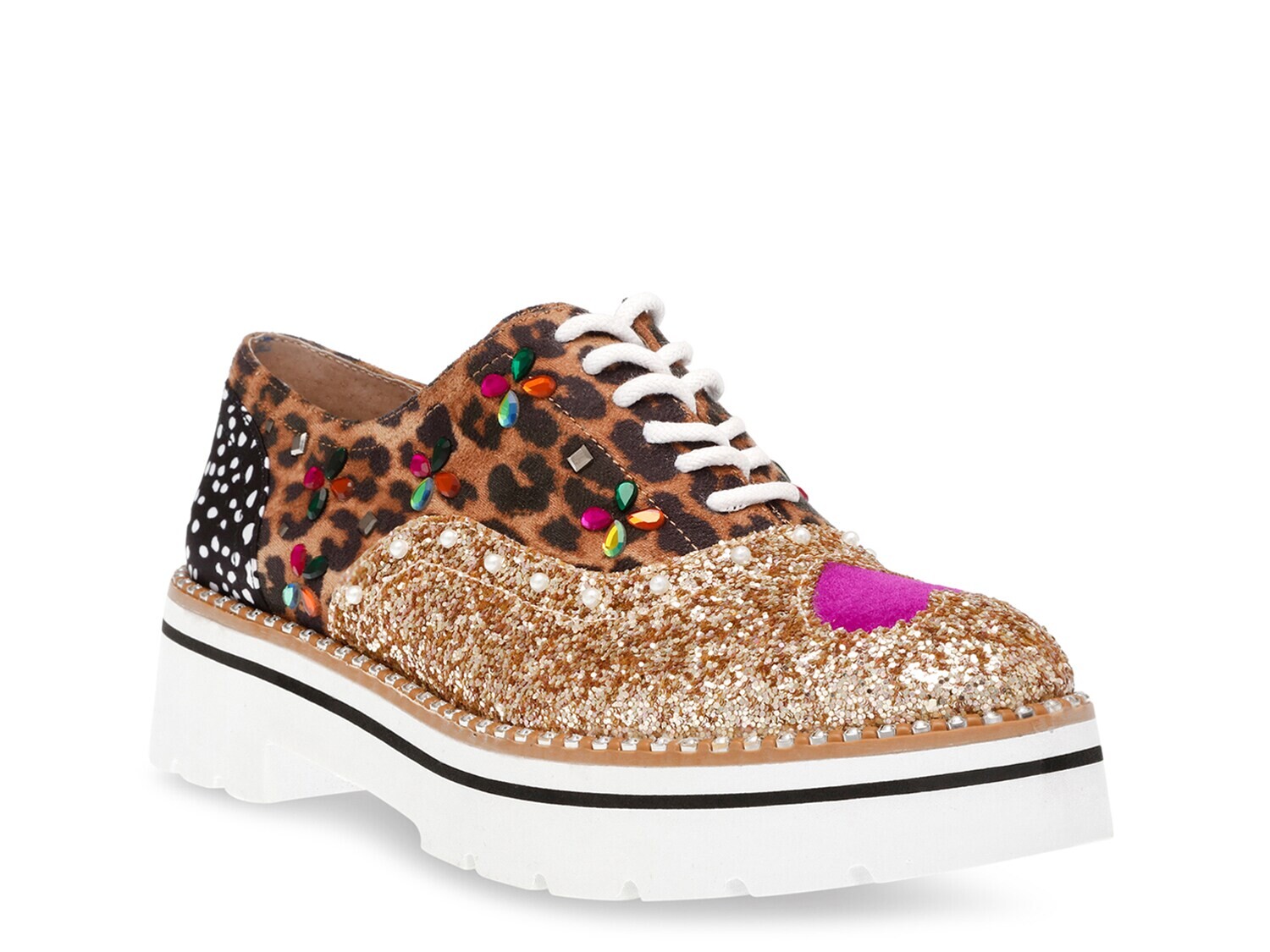 

Оксфорды Betsey Johnson Pixxy, золотой, Желтый
