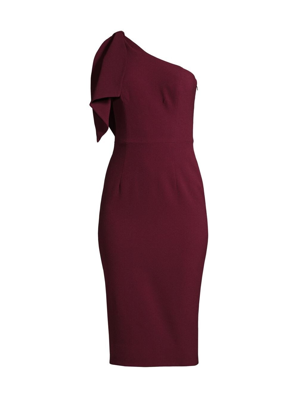 

Платье Тиффани на одно плечо Dress The Population, бордовый, Красный