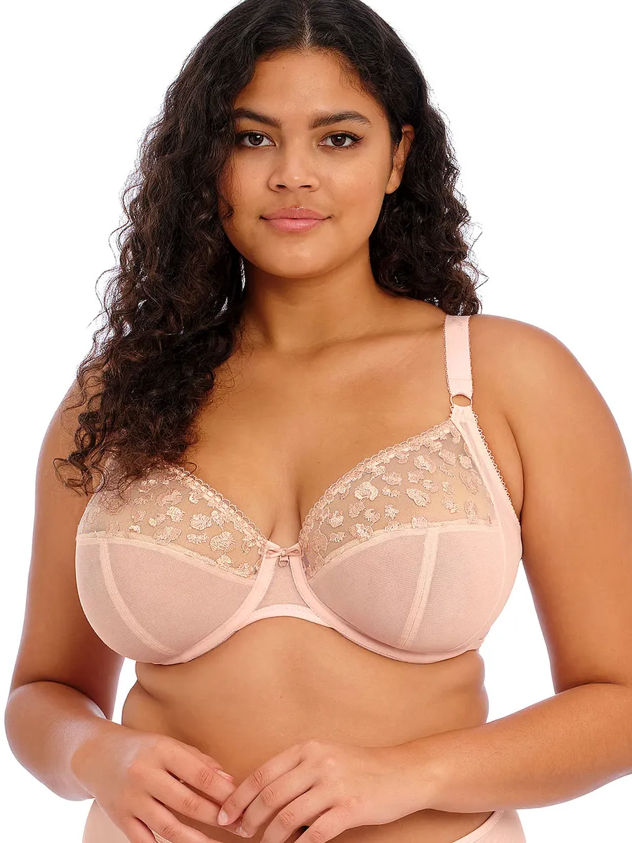 

Бюстгальтер с глубоким вырезом на косточках Namrah Elomi, цвет Pale Blush