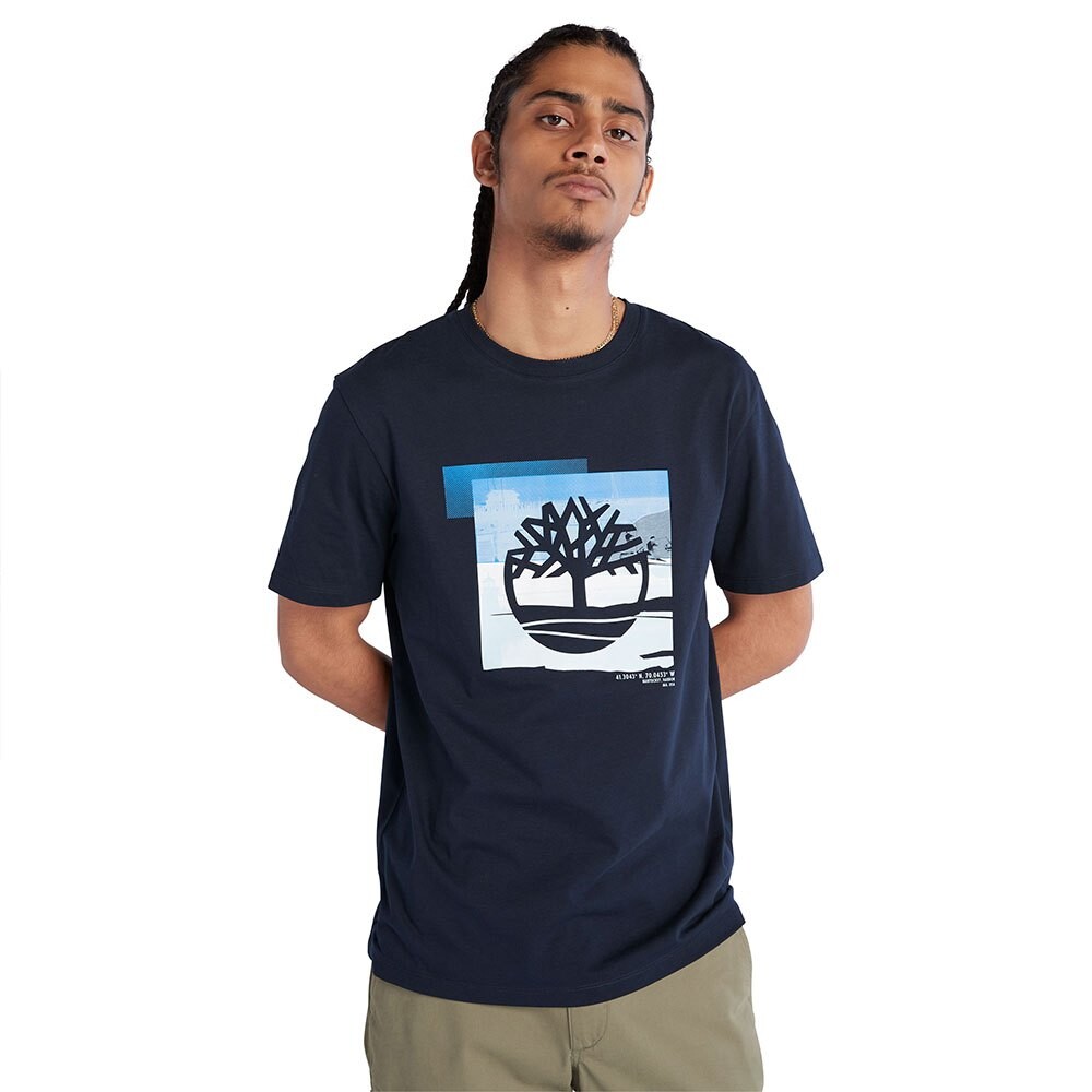 

Футболка Timberland Coast Inspired Logo Graphic, серый