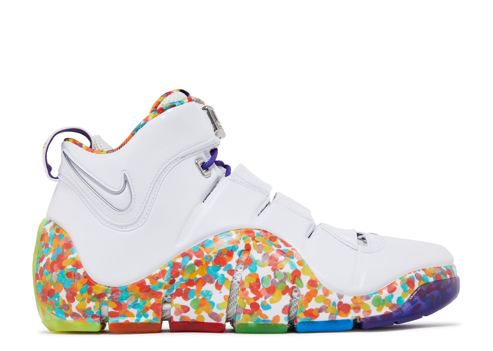 Кроссовки Nike Zoom Lebron 4 'Fruity Pebbles' 2024, белый