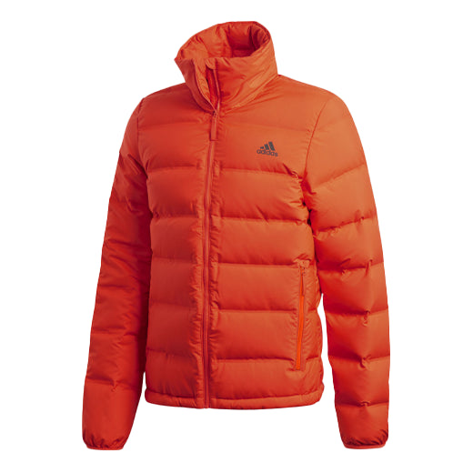 Пуховик adidas Outdoor waterproof Sports Stay Warm Stand Collar Down Jacket Orange, оранжевый цена и фото