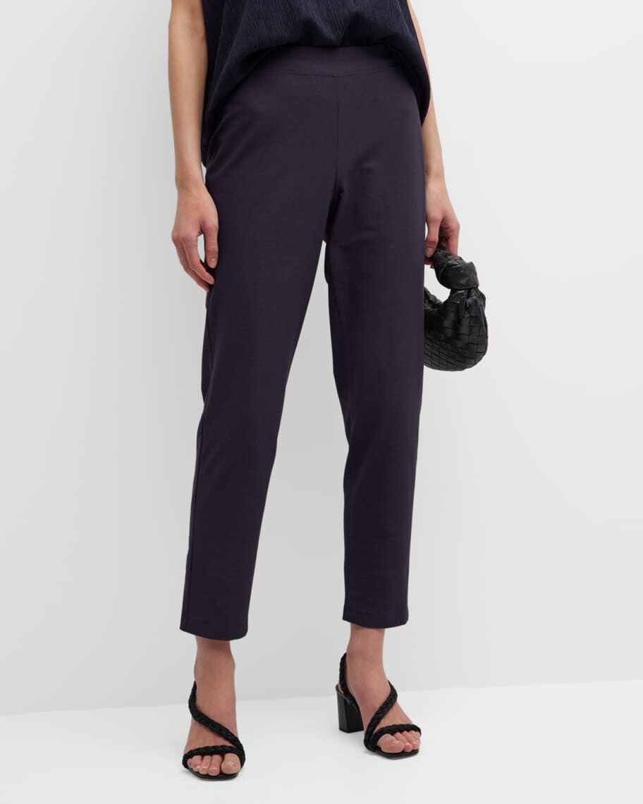 

Укороченные брюки-скинни из крепа Petite Eileen Fisher
