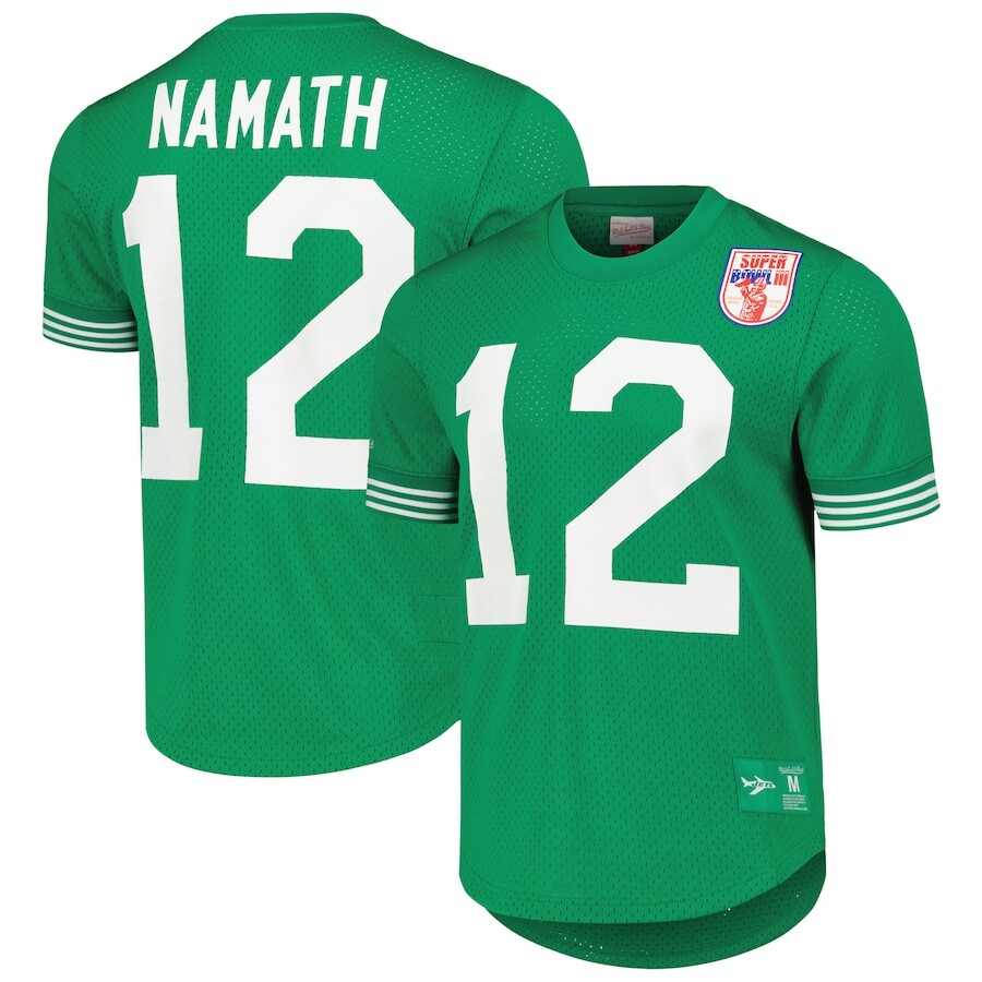 

Футболка с именем и номером Mitchell & Ness New York Jets, зеленый