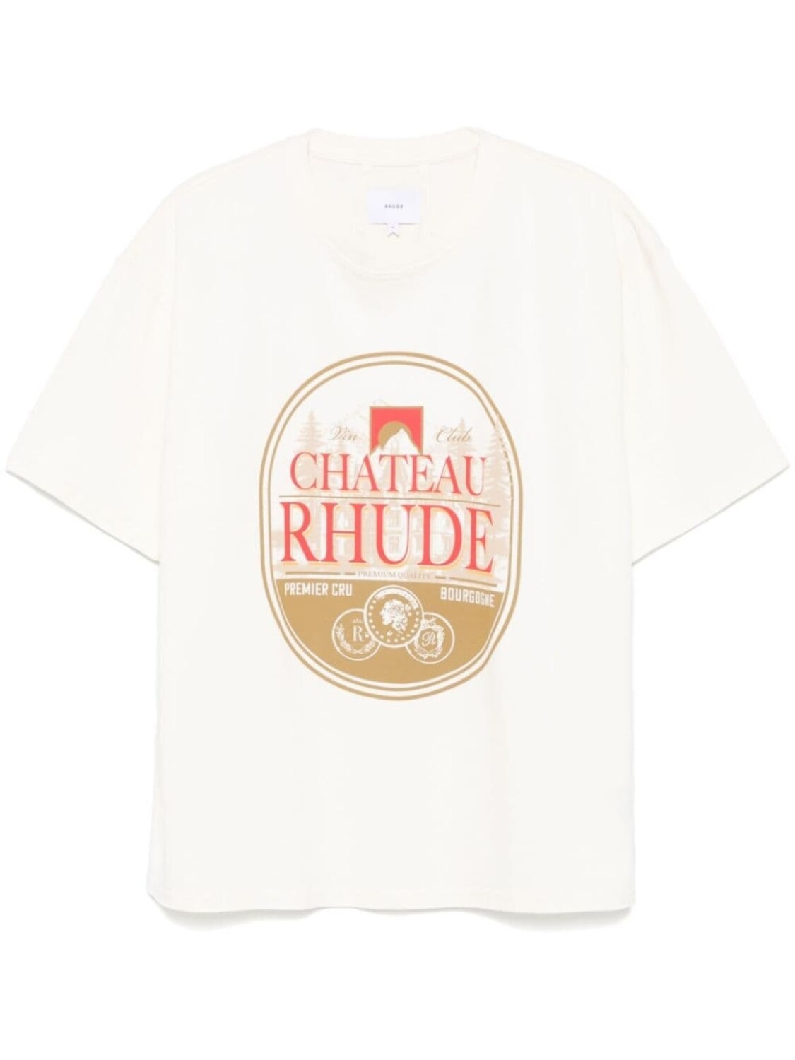 

RHUDE футболка с графичным принтом, белый