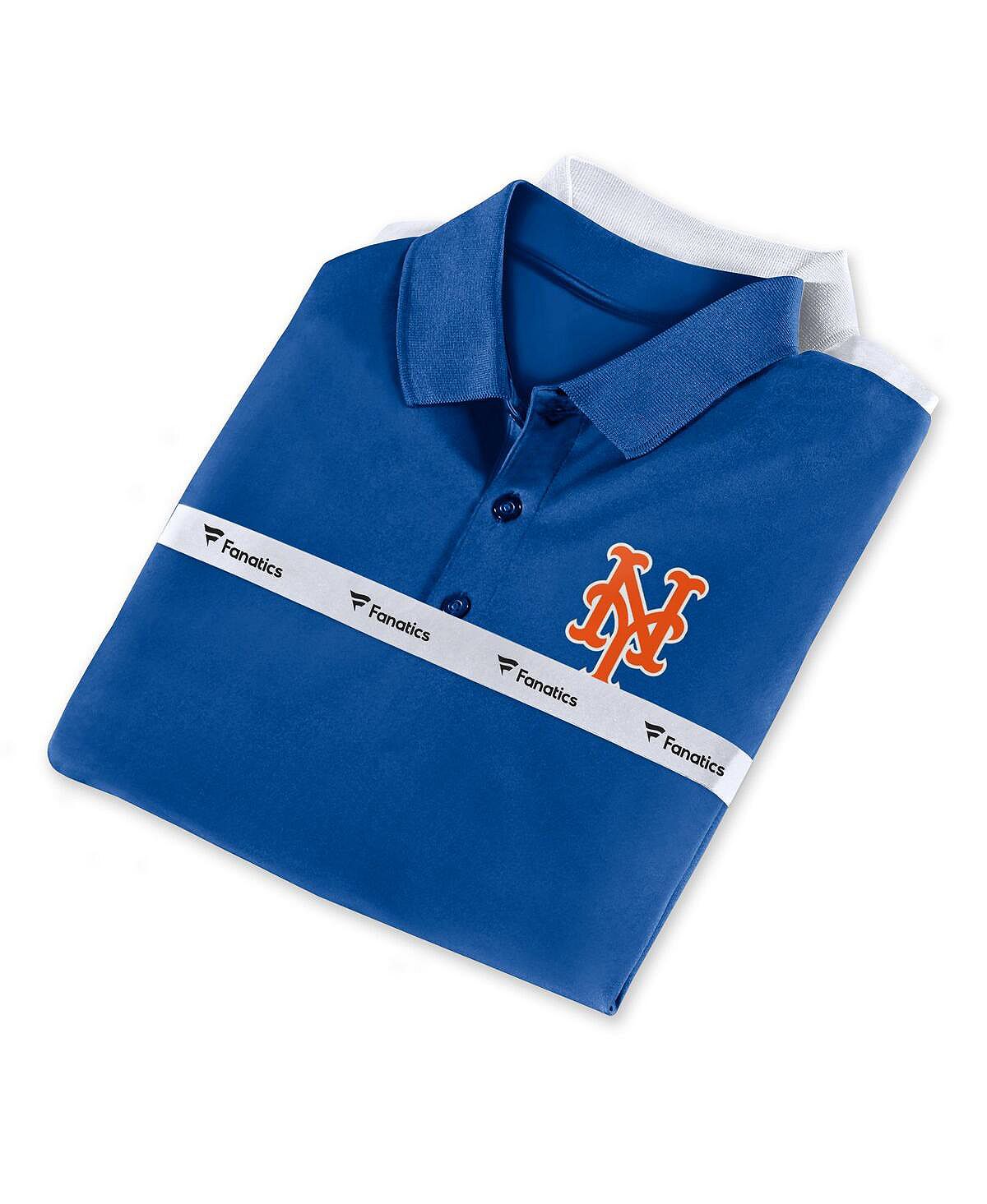 цена Мужской фирменный комплект с рубашкой поло Royal, белого цвета New York Mets Fanatics