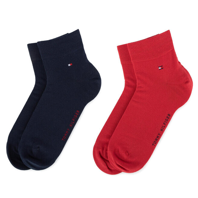 

Носки Tommy Hilfiger, 2 шт, красный/темно-синий