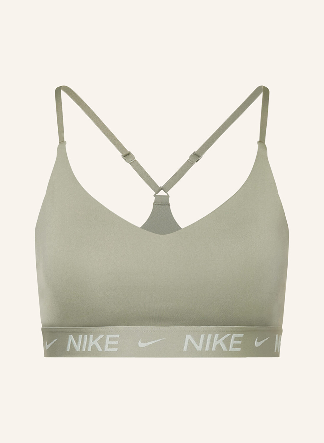 

Спортивный бюстгальтер indy Nike, светло-зеленый