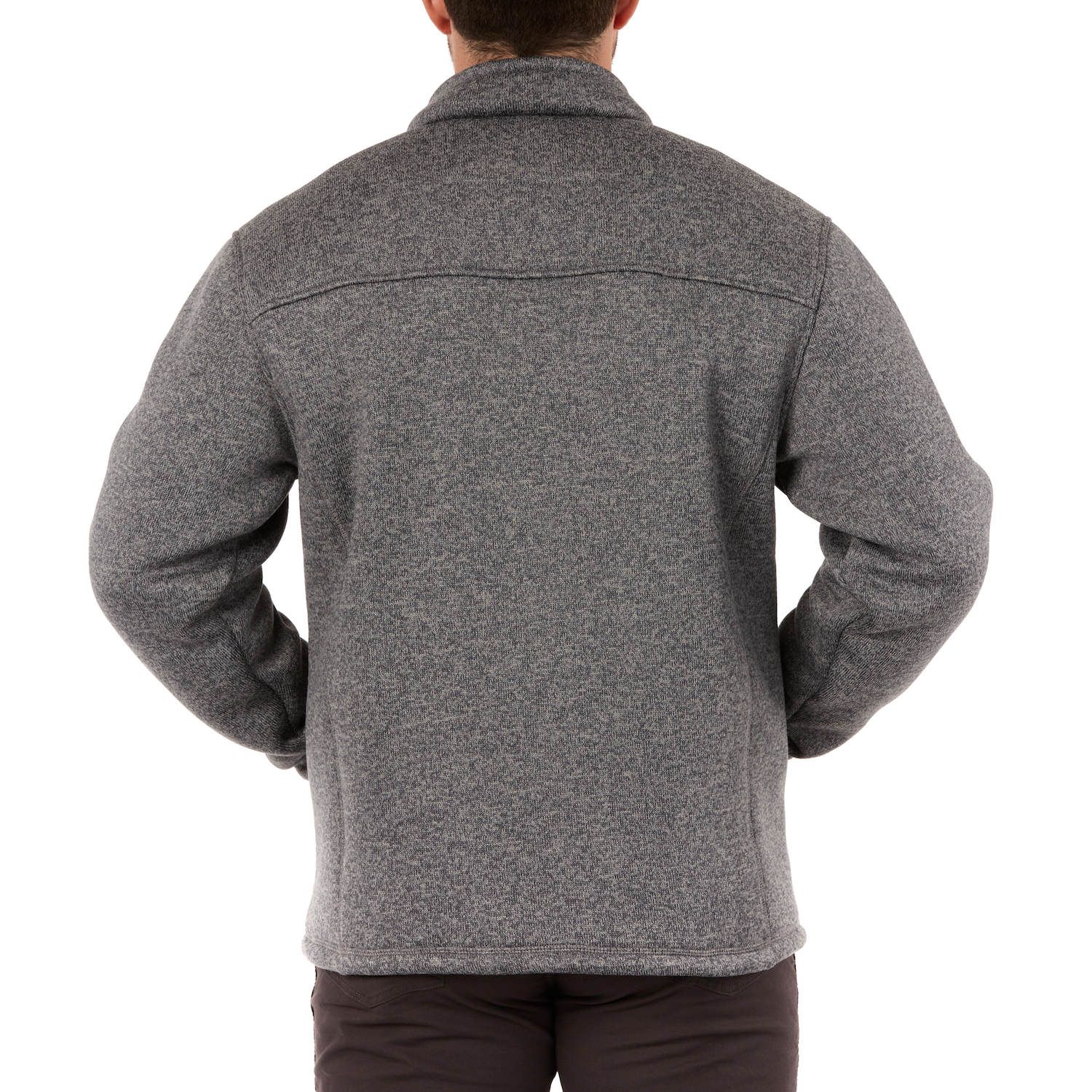 Мужская флисовая куртка-свитер на подкладке из шерпы Smith's Workwear мужская флисовая куртка на подкладке из шерп victory 40 серый