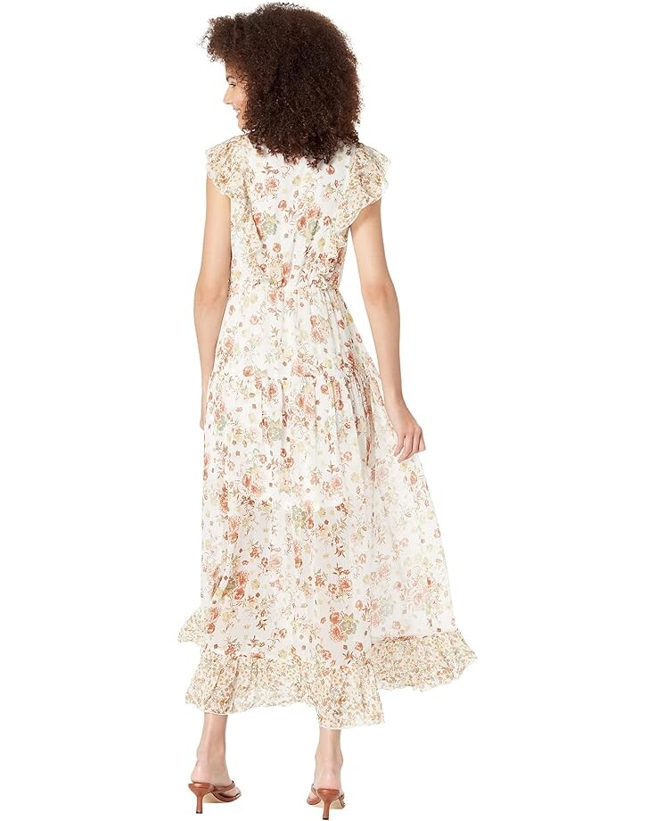 

Платье Miss Me Floral Ruffle Maxi Dress, цвет Open White