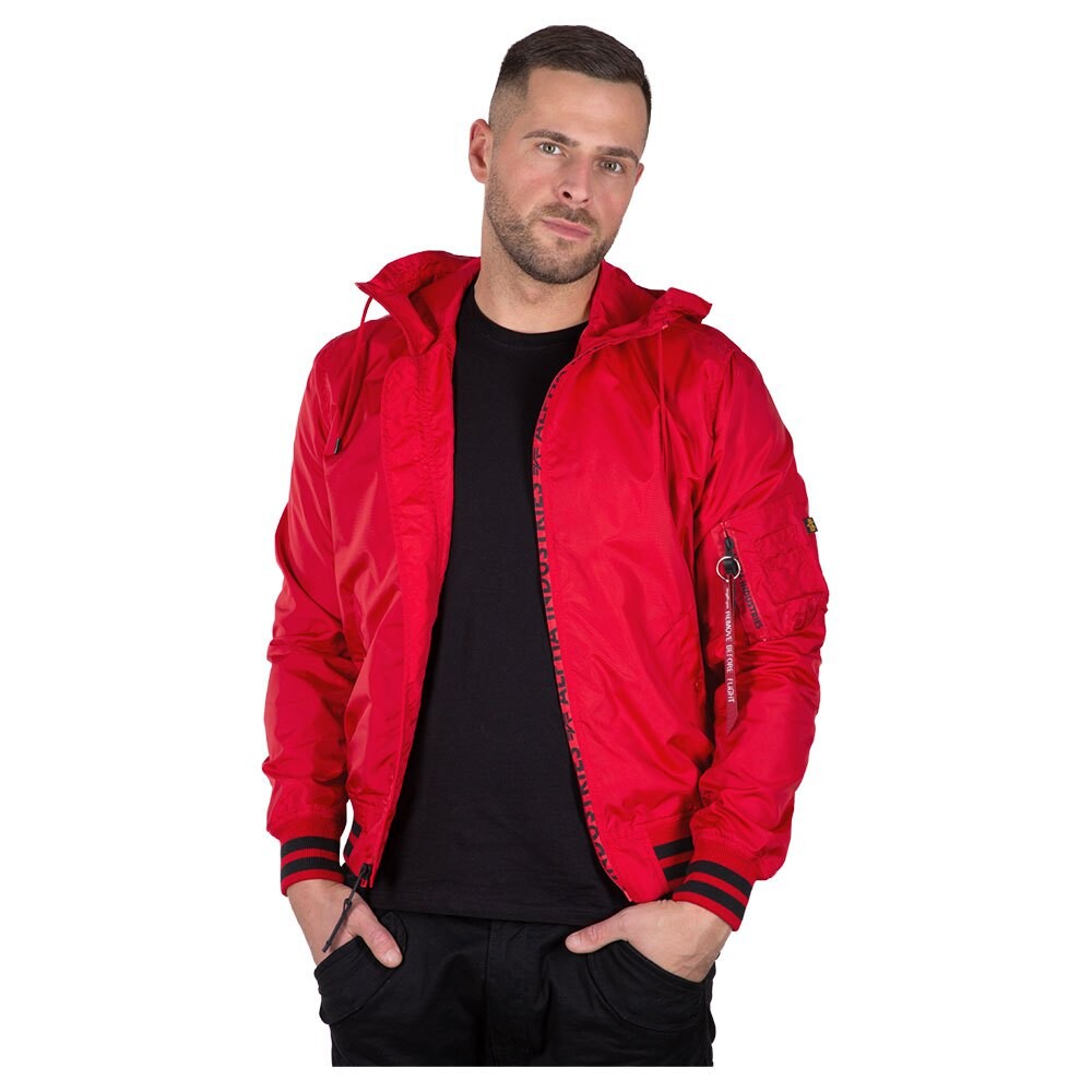 

Куртка Alpha Industries MA-1 LW PZ, красный