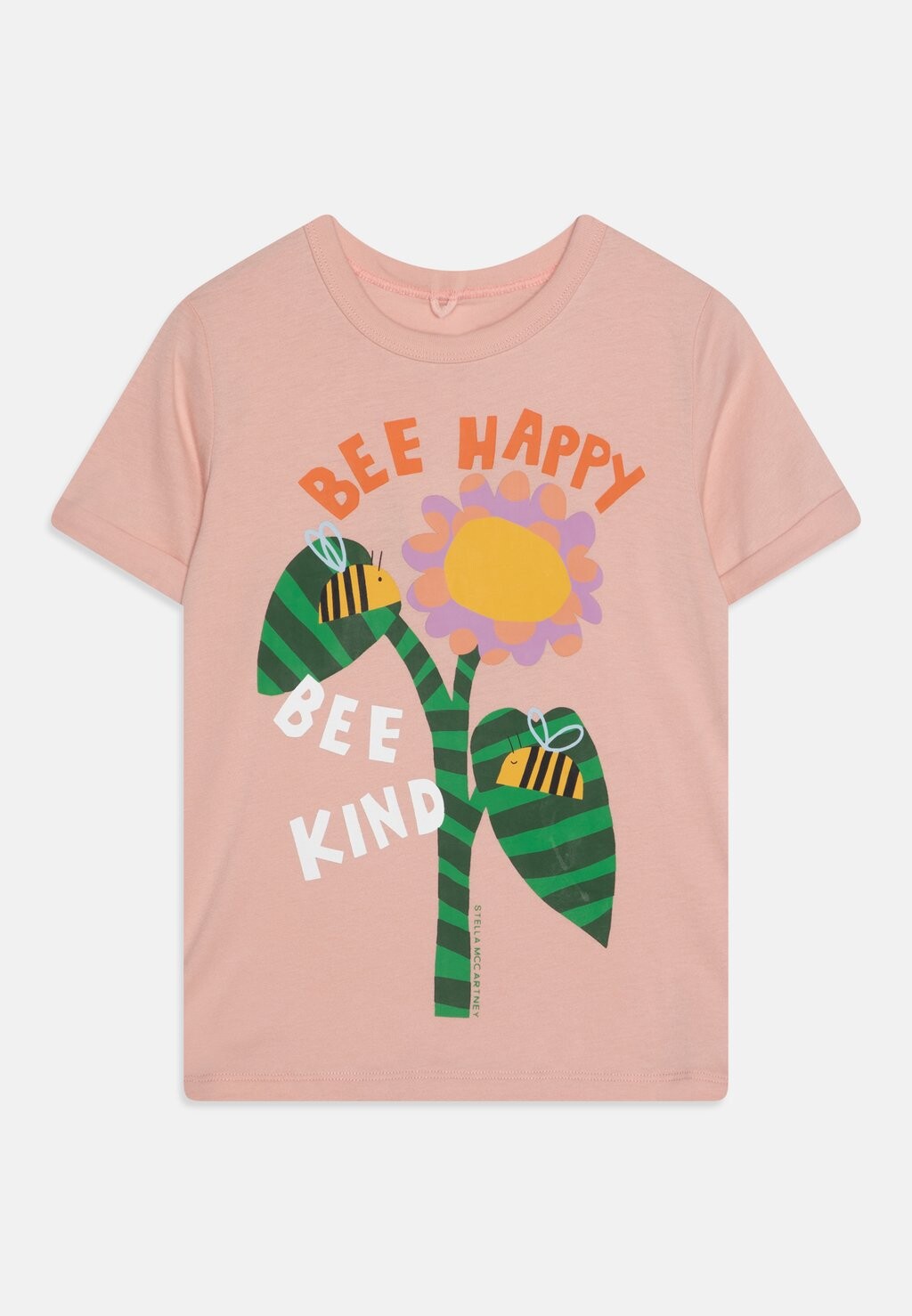 

Футболка с принтом GIRL Stella McCartney Kids, цвет rose