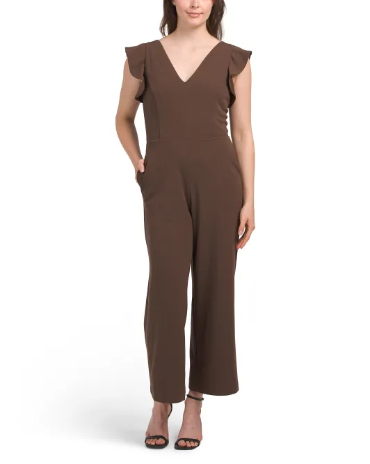 

Комбинезон Kate с развевающимися рукавами Rachel Rachel Roy, цвет Walnut
