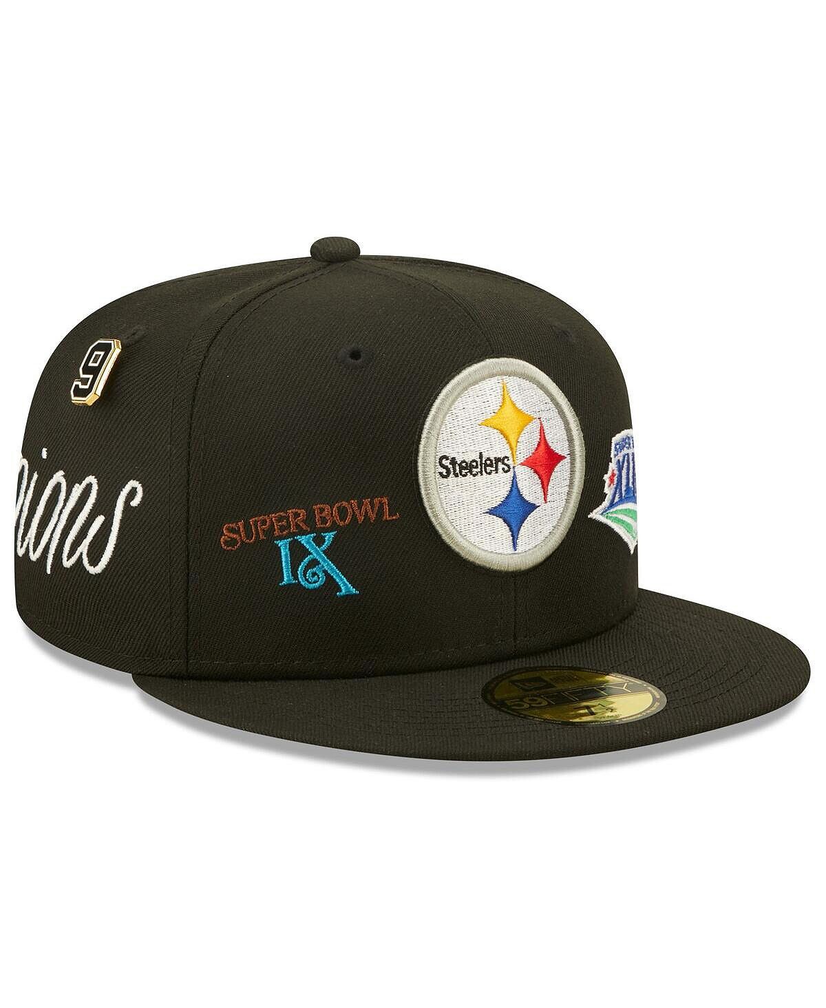 

Мужская черная приталенная кепка Pittsburgh Steelers Historic Champs 59FIFTY New Era