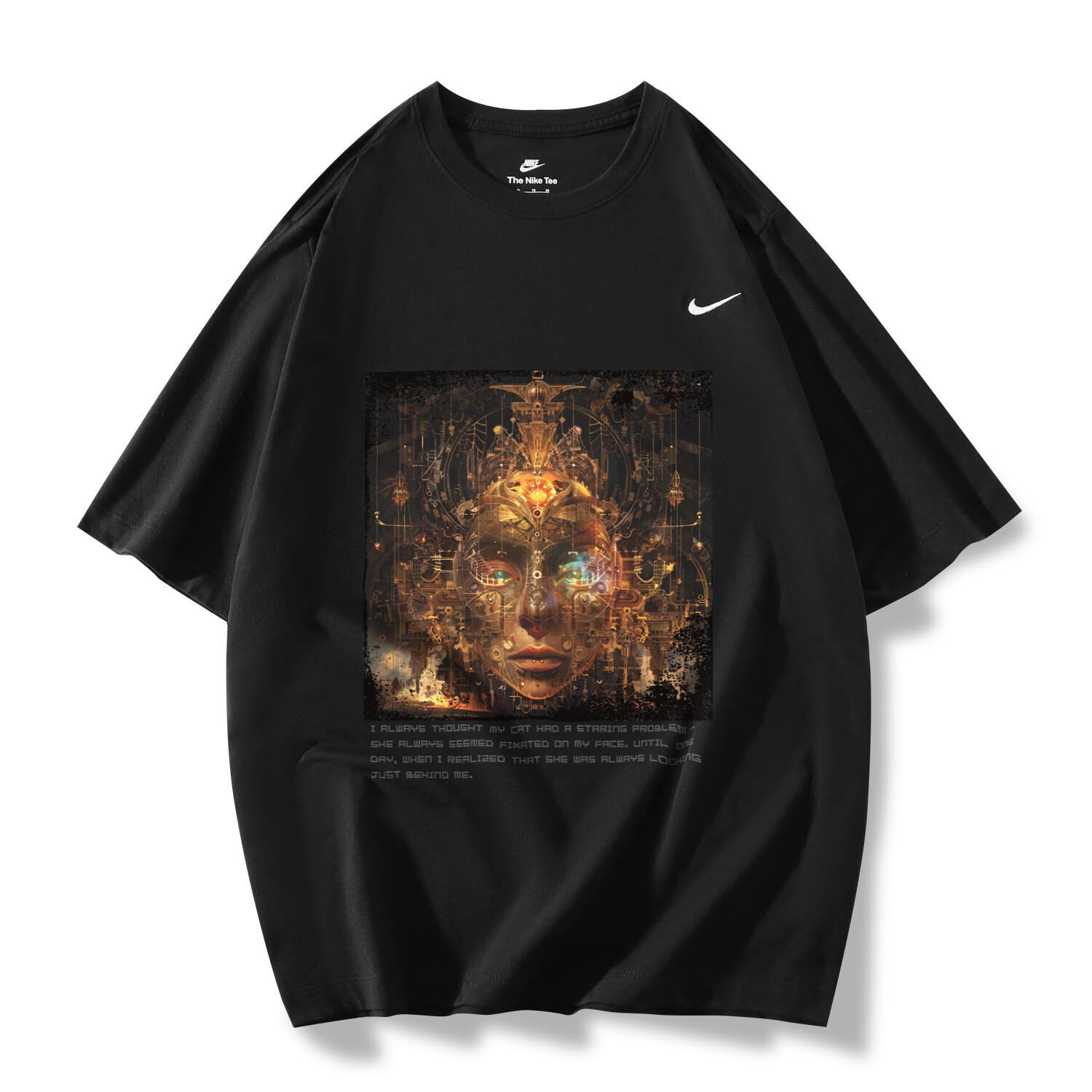 

Футболка мужская черная Nike, черный
