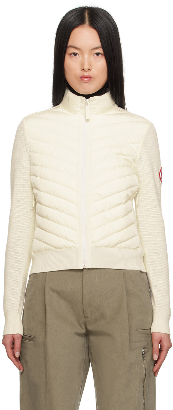 

Белый пуховик HyBridge Canada Goose