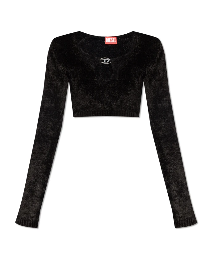 

Топ M Cheryl из синели Diesel, черный