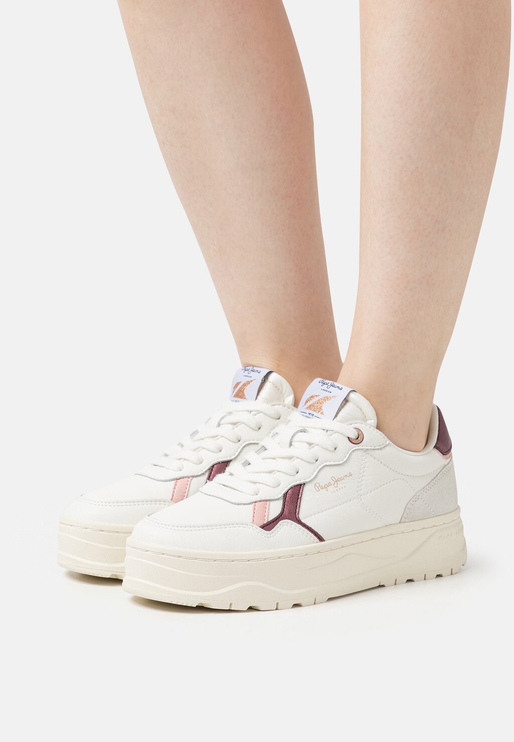 

Кроссовки Pepe Jeans КОРЕЙСКИЙ МАК, цвет factory white