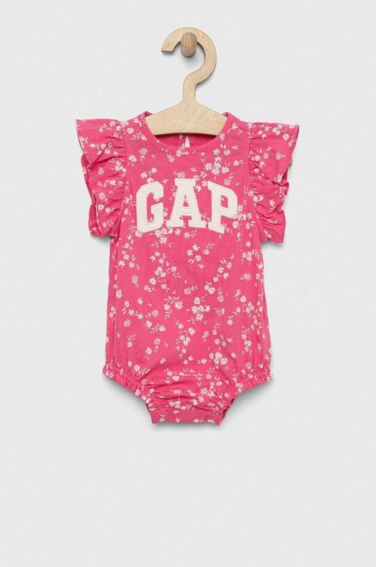 

Хлопковое детское боди GAP, розовый