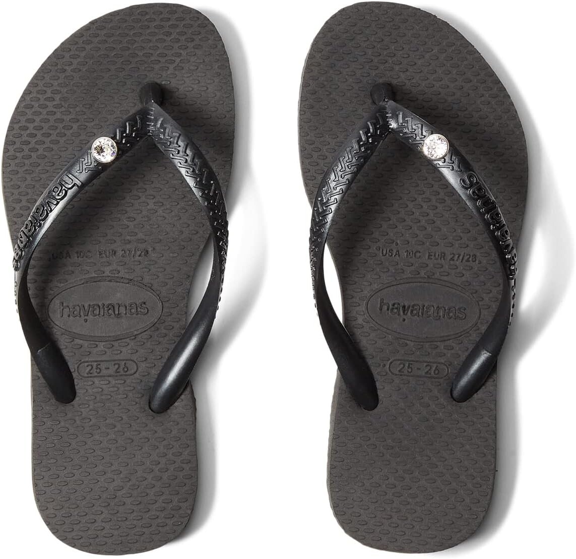 

Шлепанцы Slim Crystal SW II Flip Flop Sandal Havaianas, черный